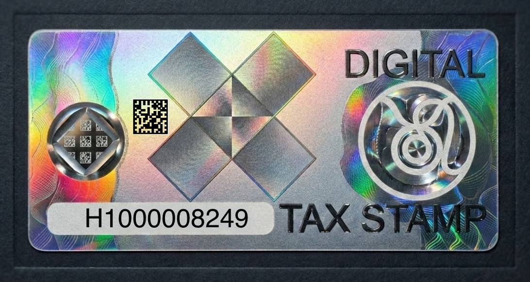VeroSeal digital tax stamp with embedded Vero Code